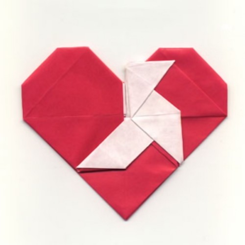 Heart with pajarita 2 Сердечко с пахаритой 2